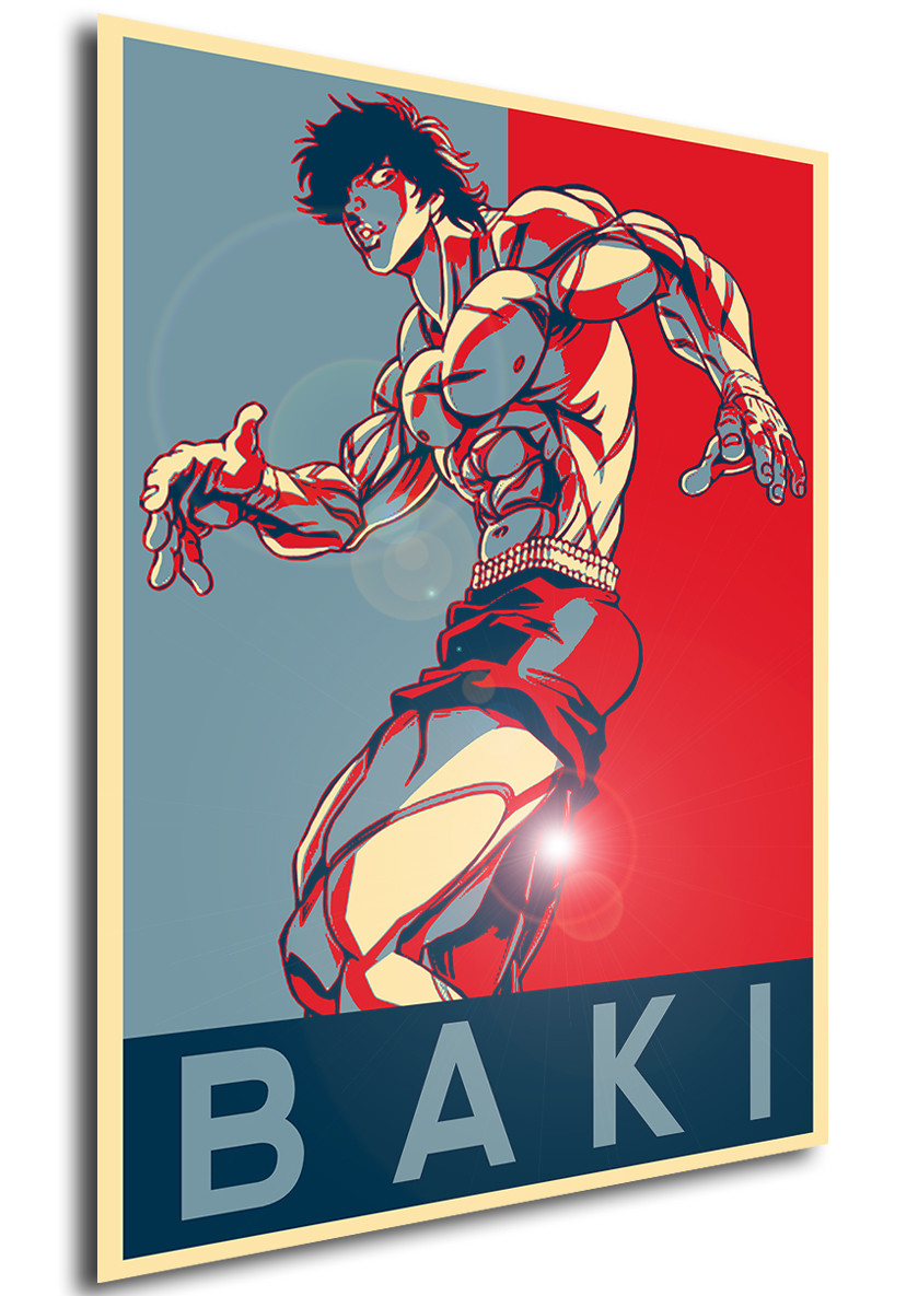 Poster - Propaganda - Baki The Grappler - Hanma Baki Variant 2
