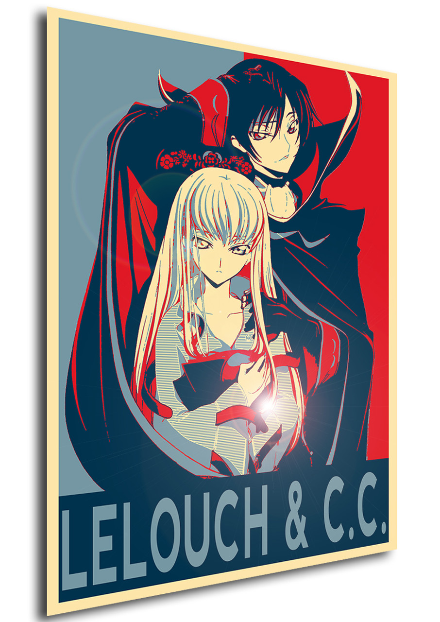 Poster Propaganda Code Geass Lelouch C C Propaganda World