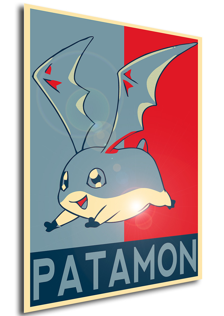Poster Propaganda Digimon Patamon