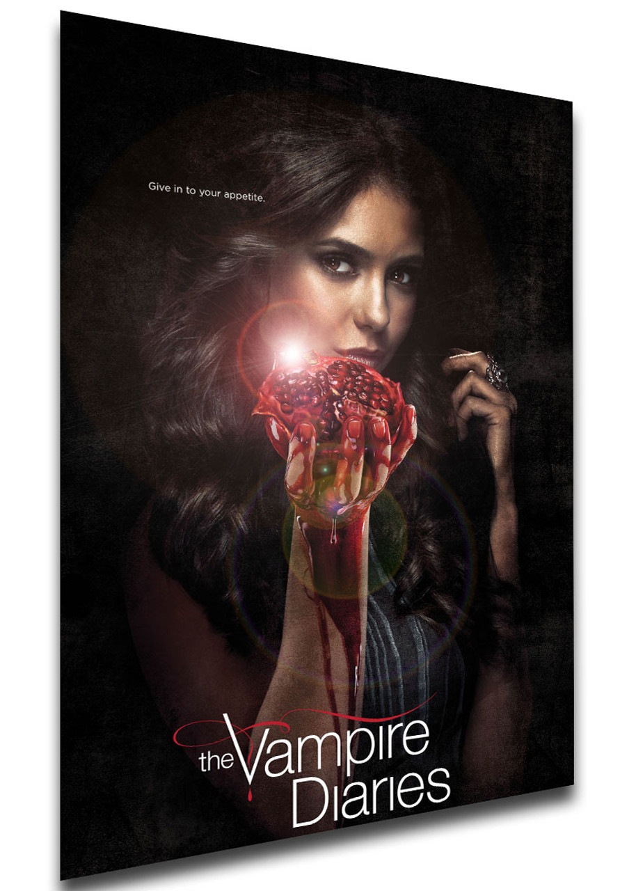 poster locandina serie tv the vampire diaries blood elena gilbert propaganda world