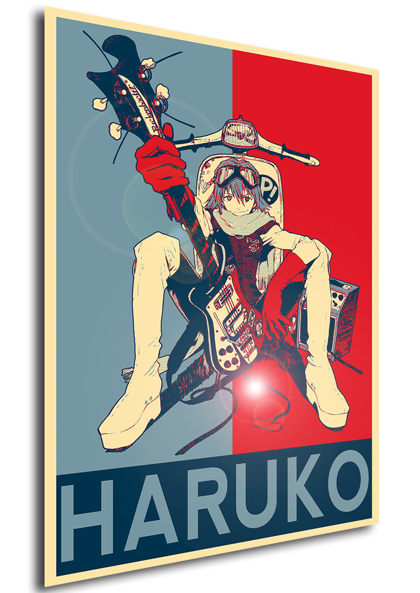 Poster - Propaganda - FLCL - Haruko variant 2 - Propaganda World