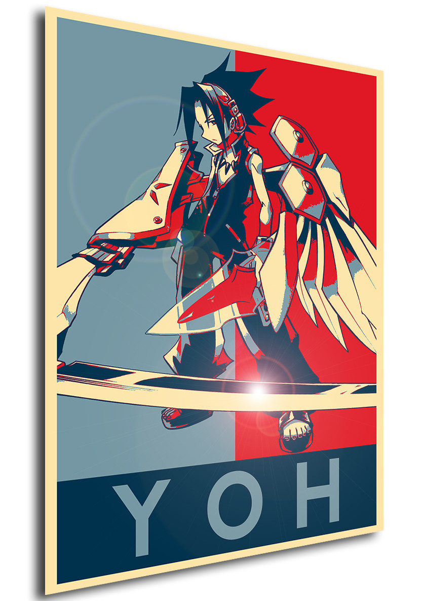 Poster Propaganda - Shaman King - Yoh Asakura Variant - Propaganda