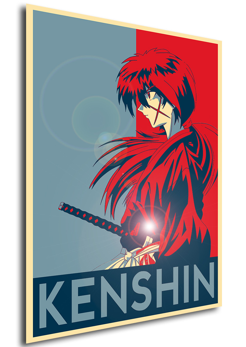 Poster Propaganda - Rurouni Kenshin - Kenshin Himura - Propaganda