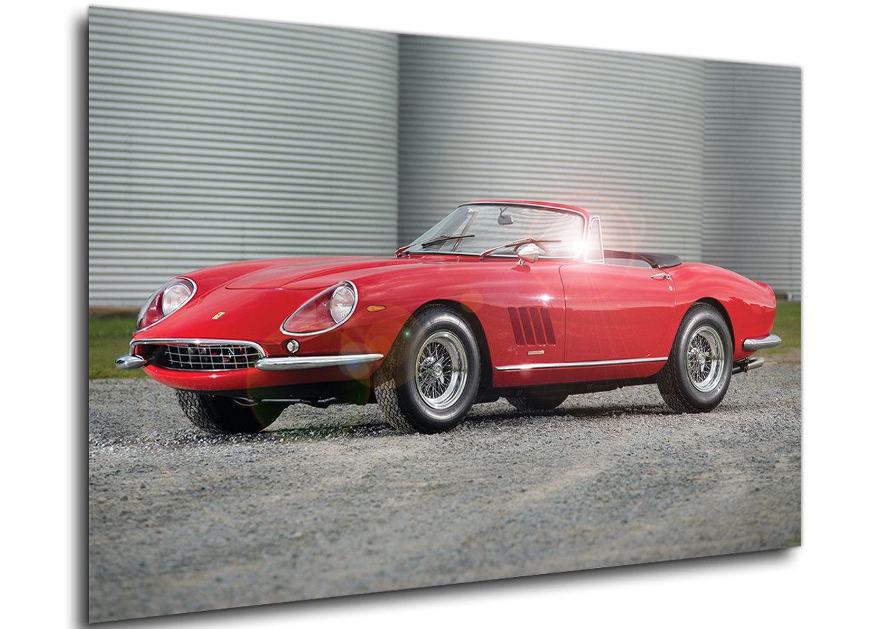 Poster - Auto Vintage - Storiche - Ferrari - 275 GTB 4 S NART Spider - 1967