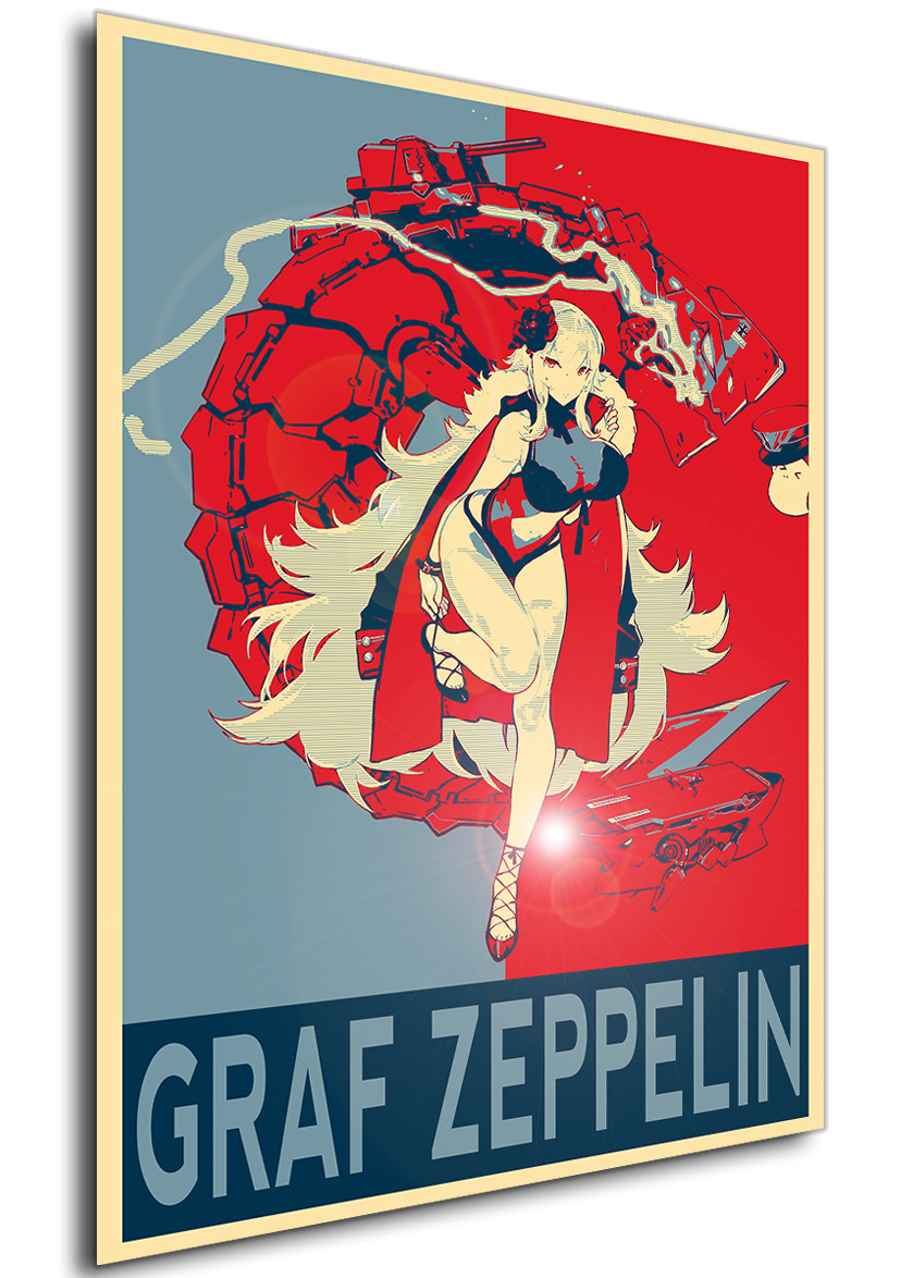 Poster - Propaganda - Azur Lane - Graf Zeppelin Beachside Urd