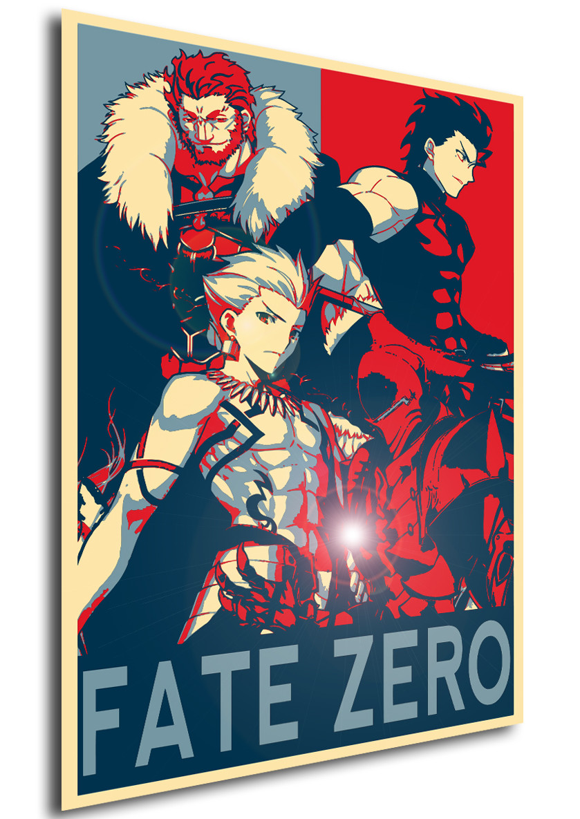 Poster Propaganda Fate Zero Characters - Propaganda World