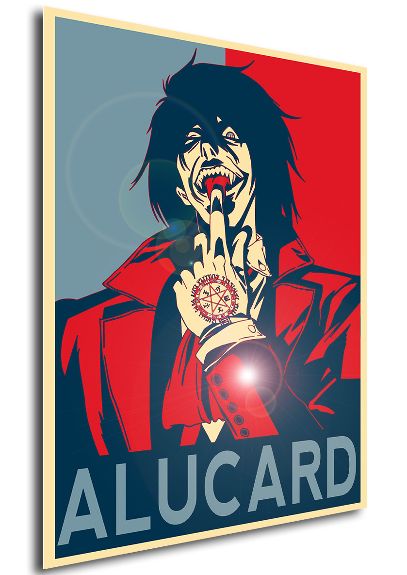 Poster Propaganda Hellsing Alucard V2 - Propaganda World