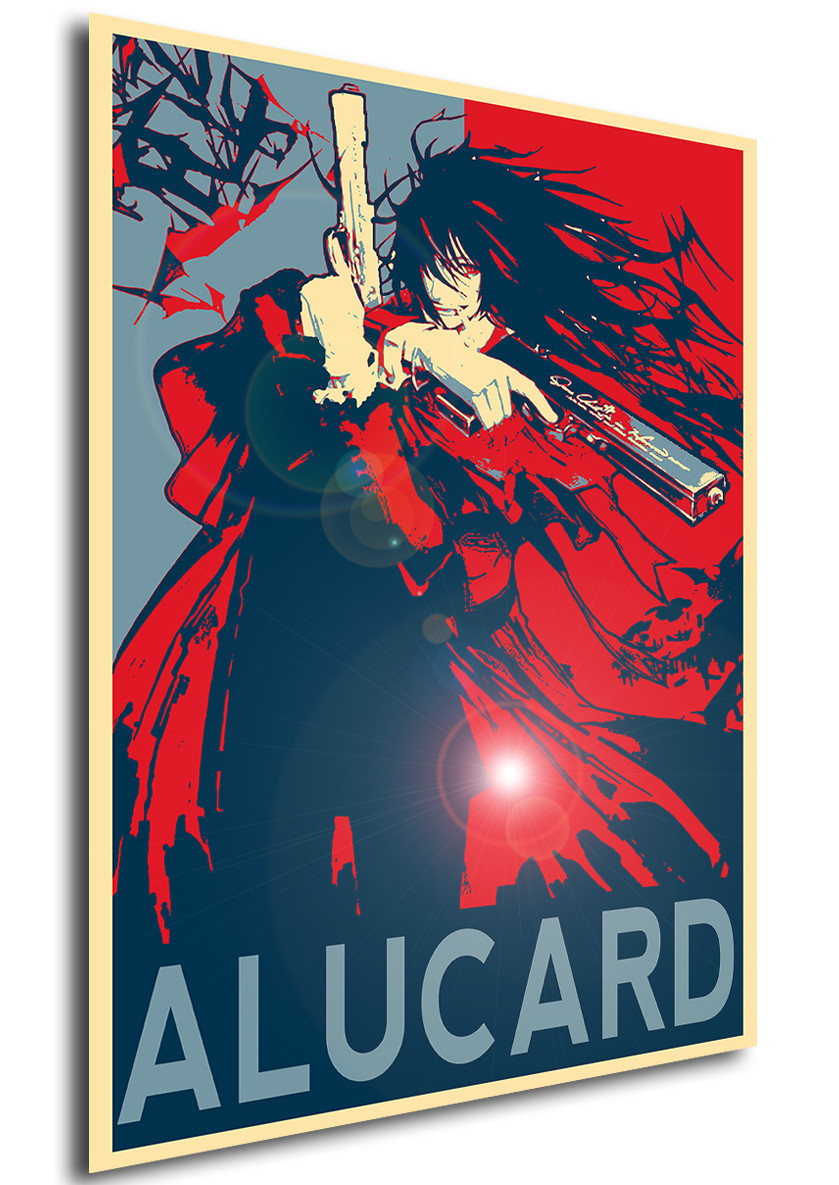 Poster Propaganda Hellsing Alucard - Propaganda World