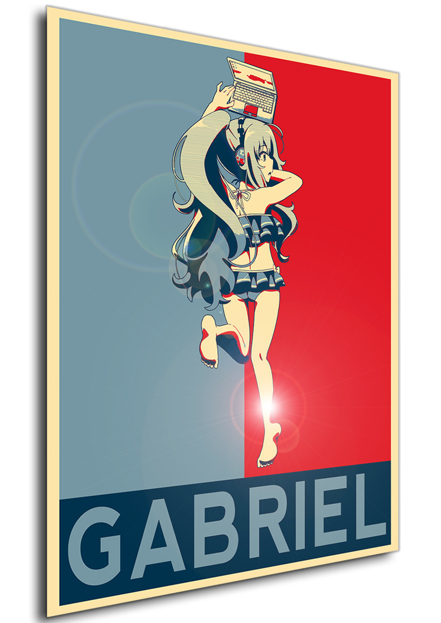 Gabriel Dropout Anime Poster Poster Propaganda Gabriel Dropout Gabriel White Tenma Propaganda World poster propaganda gabriel dropout