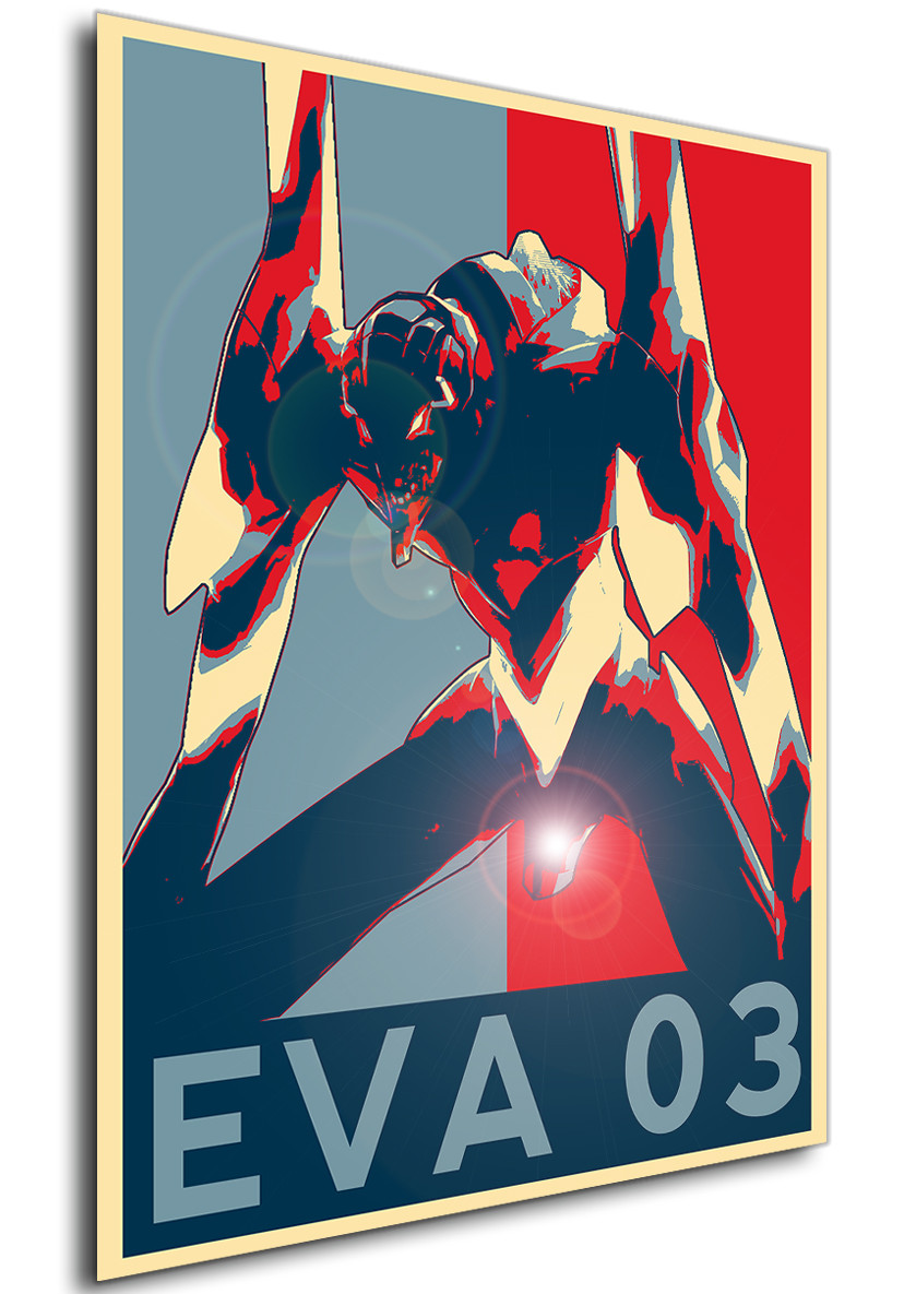 Poster - Propaganda - Neon Genesis Evangelion - Eva 03 Variant