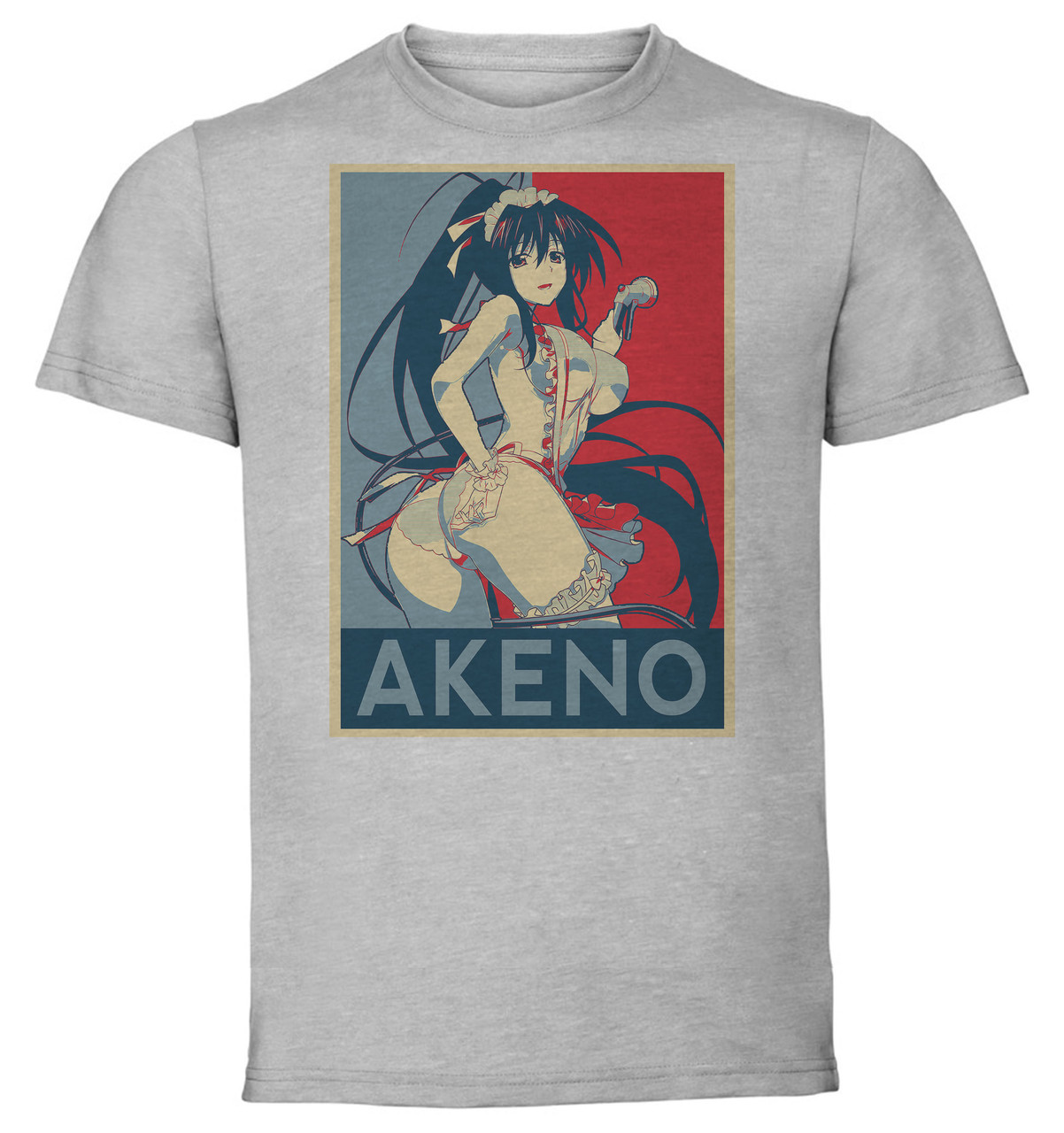 T-Shirt Unisex - Grey - Propaganda - Highschool DxD Akeno Himejima variant 2 - Propaganda World T-Shirt Unisex - Grey - Propaganda - Highschool DxD Akeno Himejima variant 2 - Propaganda World