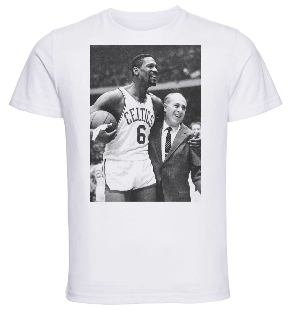 Bill Russell Tee Shirt Bill Russell Shirt, Boston Celtics NBA SLAM