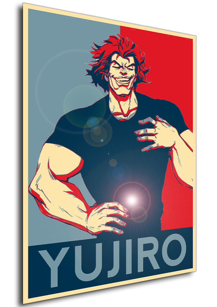 Poster - Propaganda - Baki The Grappler - Yujiro Hanma Variant 3 ...