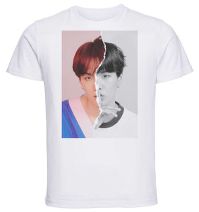 T-shirt Unisex - White - Kpop - Bts - Love Your Self Suga