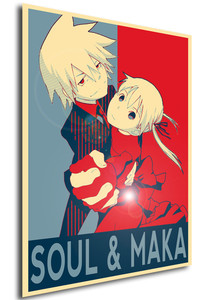 Poster Propaganda - Soul Eater - Soul & Maka