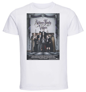T-shirt Unisex - White - Playbill Film - Addamsfamily V