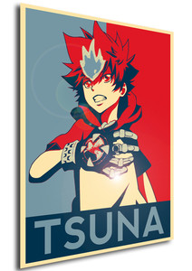 Poster Propaganda - Tutor Hitman Reborn - Tsunayoshi Sawada (Tsuna) Poster Propaganda - Tutor Hitman Reborn - Tsunayoshi Sawada (Tsuna)