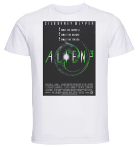 T-shirt Unisex - White - Playbill Film - Alien 3