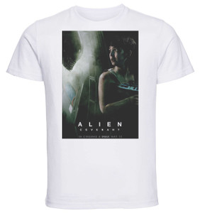 T-shirt Unisex - White - Playbill Film - Alien Covenant A
