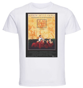 T-shirt Unisex - White - Playbill Film - Dead Poets Society