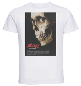 T-shirt Unisex - White - Playbill Film - Evil Dead 2