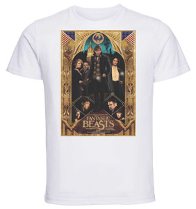T-shirt Unisex - White - Playbill Film - Fantastic Beasts 1