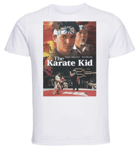 T-shirt Unisex - White - Playbill Film - Karate Kid