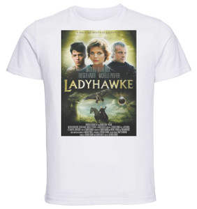 T-shirt Unisex - White - Playbill Film - Lady Hawke
