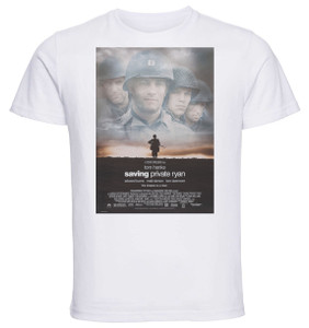 T-shirt Unisex - White - Playbill Film - Saving Private Ryan