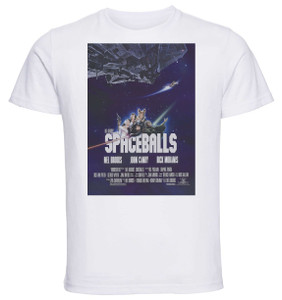 T-shirt Unisex - White - Playbill Film - Spaceballs Playbill T-shirt Unisex - White - Playbill Film - Spaceballs Playbill