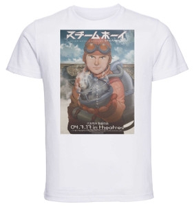 T-shirt Unisex - White - Playbill Film - Steamboy