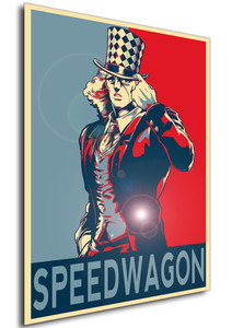 Poster - Propaganda - Jojo's Bizarre Adventure - Phantom Blood - Robert E. O. Speedwagon Poster - Propaganda - Jojo's Bizarre Adventure - Phantom Blood - Robert E. O. Speedwagon
