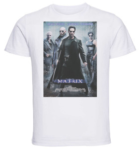 T-shirt Unisex - White - Playbill Film - The Matrix
