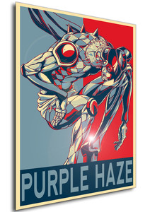 Poster - Propaganda - Jojo's Bizarre Adventure - Vento Aureo - Purple Haze Poster - Propaganda - Jojo's Bizarre Adventure - Vento Aureo - Purple Haze