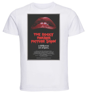 T-shirt Unisex - White - Playbill Film - The Rocky Horror Picture Show