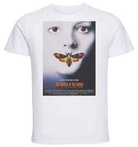 T-shirt Unisex - White - Playbill Film - The Silence Of The Lambs