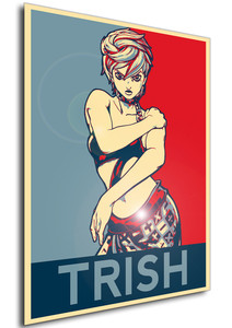 Poster - Propaganda - Jojo's Bizarre Adventure - Vento Aureo - Trish Una Poster - Propaganda - Jojo's Bizarre Adventure - Vento Aureo - Trish Una