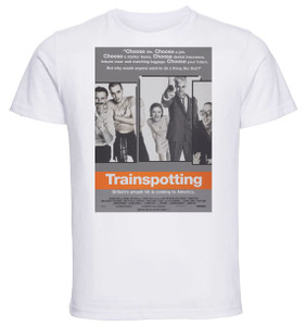 T-shirt Unisex - White - Playbill Film - Trainspotting I