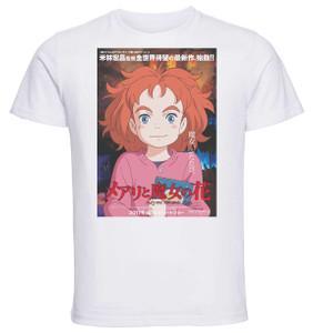 T-shirt Unisex - White - Mary And The Witch's Flower Playbill