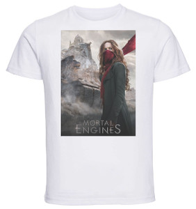 T-shirt Unisex - White - Mortal Engines Playbill