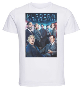 T-shirt Unisex - White - Murder On The Orient Express Playbill T-shirt Unisex - White - Murder On The Orient Express Playbill