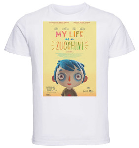 T-shirt Unisex - White - My Life As A Zucchini Playbill