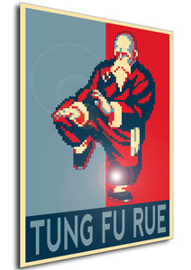 Poster - Propaganda - Pixel Art - Fatal Fury Real Bout - Tung Fu Rue Poster - Propaganda - Pixel Art - Fatal Fury Real Bout - Tung Fu Rue