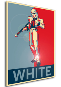 Poster - Propaganda - Pixel Art - Fatal Fury Real Bout - White Poster - Propaganda - Pixel Art - Fatal Fury Real Bout - White
