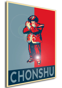 Poster - Propaganda - Pixel Art - Fatal Fury Real Bout - Chonshu Poster - Propaganda - Pixel Art - Fatal Fury Real Bout - Chonshu