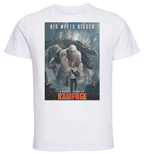 T-shirt Unisex - White - Rampage Playbill A