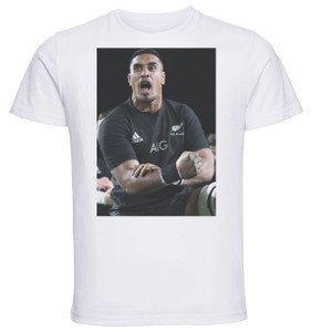 T-shirt Unisex - White - Rugby - Jerome Kaino C