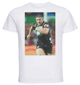 T-shirt Unisex - White - Rugby - Nathan Harris
