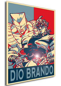 Poster - Propaganda - Pixel Art - Jojo All Star Battle - Dio Brando Poster - Propaganda - Pixel Art - Jojo All Star Battle - Dio Brando