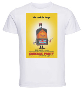 T-shirt Unisex - White - Susage Party Playbill J